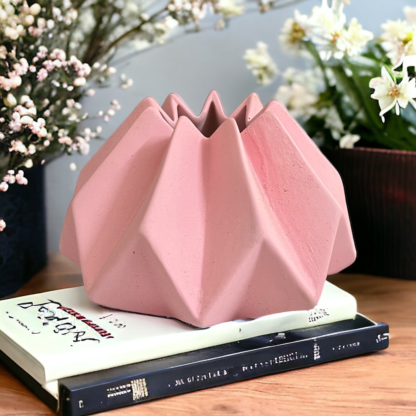 Geometric Vase - Baby Pink