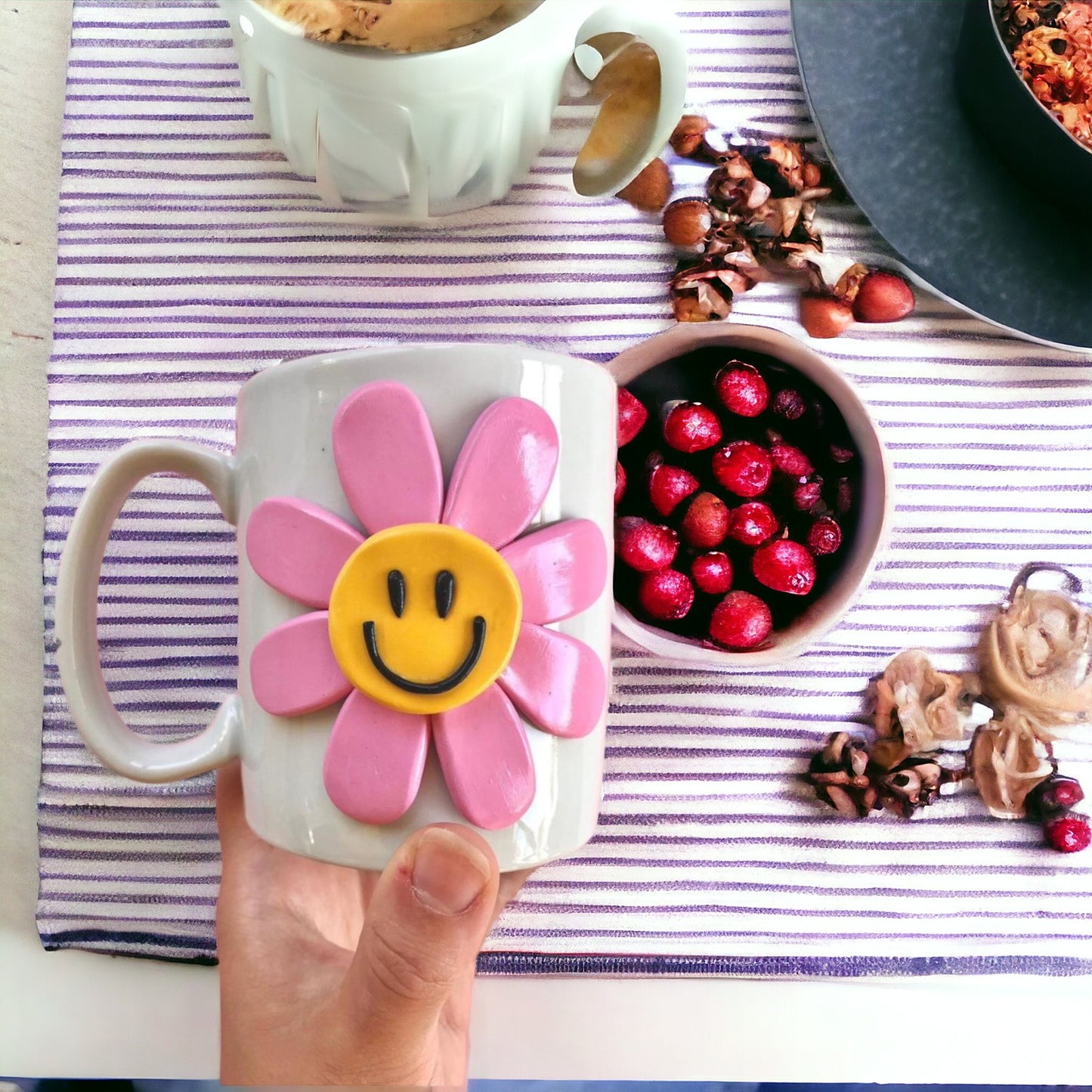 Smiling Sunflower Coffee Mug