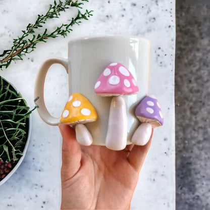 Tri-Mushroom Coffee Mug