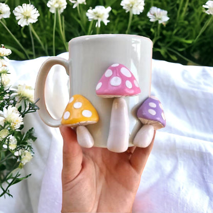 Tri-Mushroom Coffee Mug