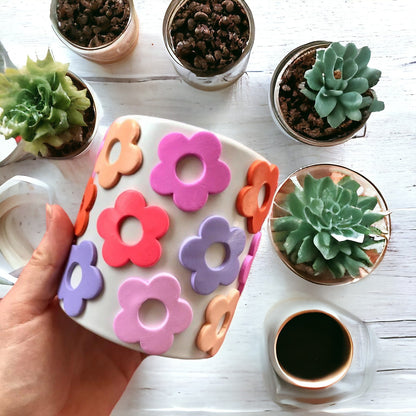 Mini-Flower Ceramic Succulent Pot