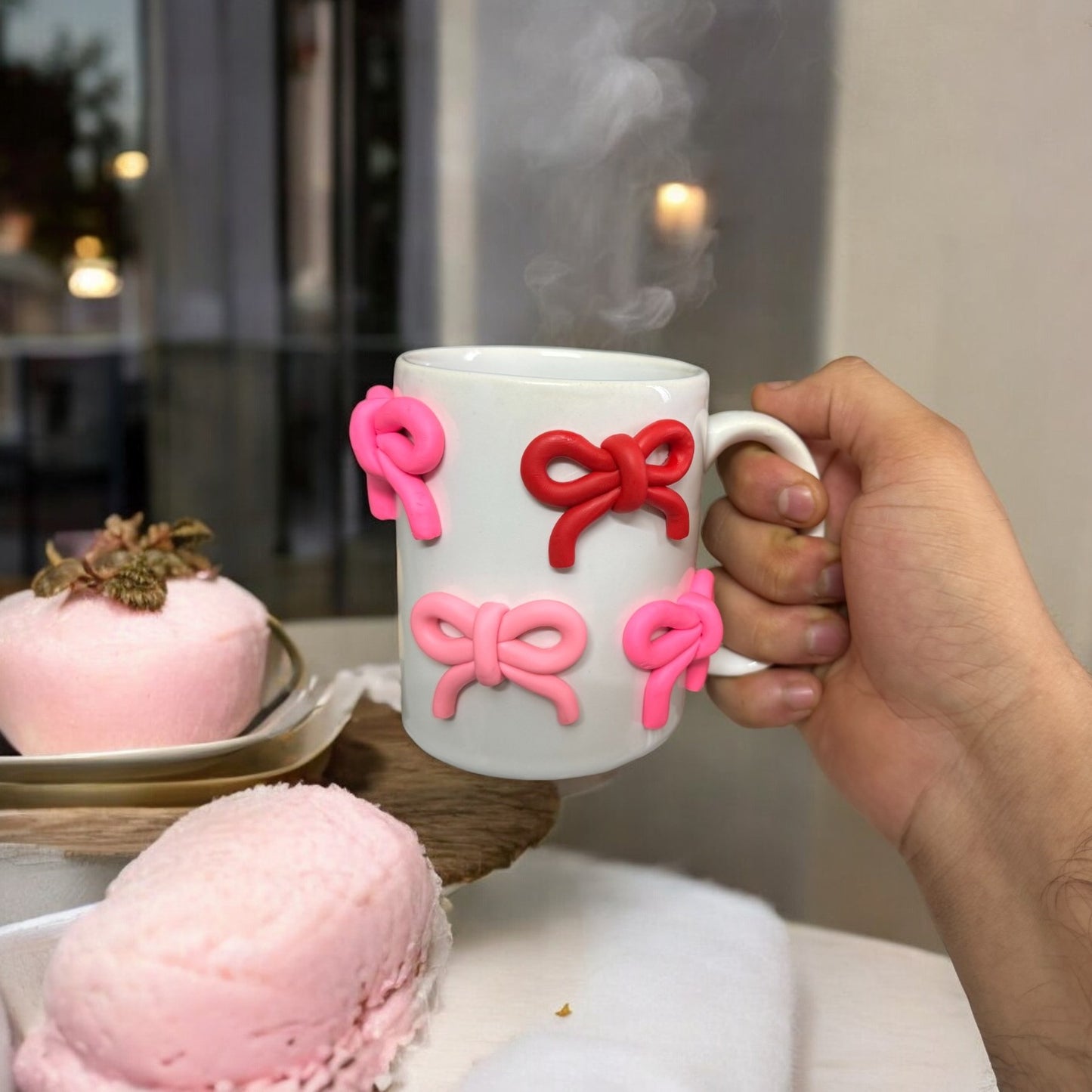 Pink Bow Coffee Mug