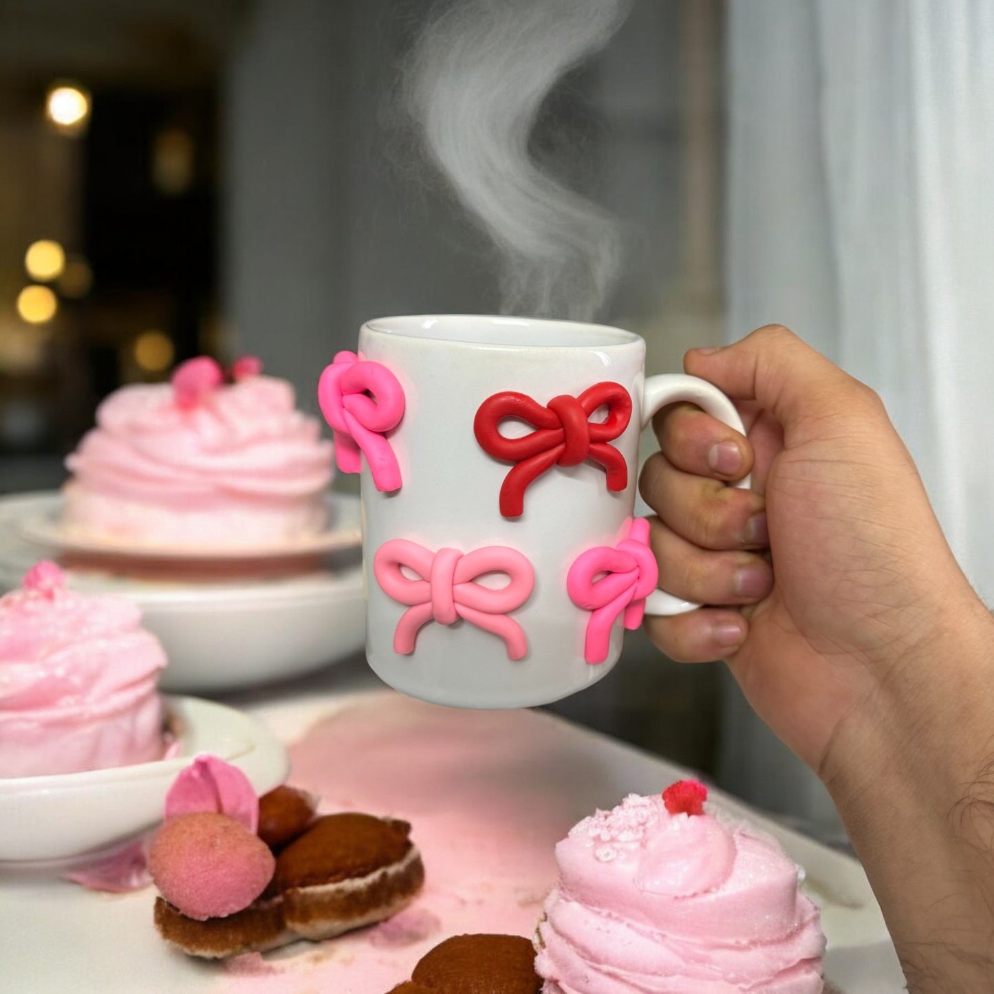 Pink Bow Coffee Mug