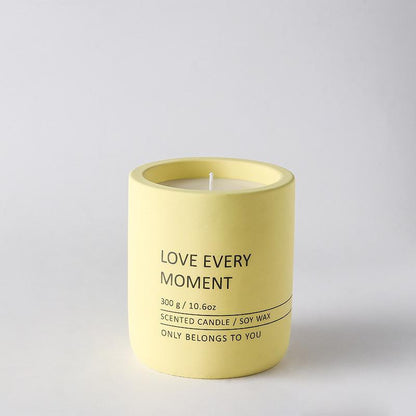 Ceramic Candle Holder - Love Every Moment