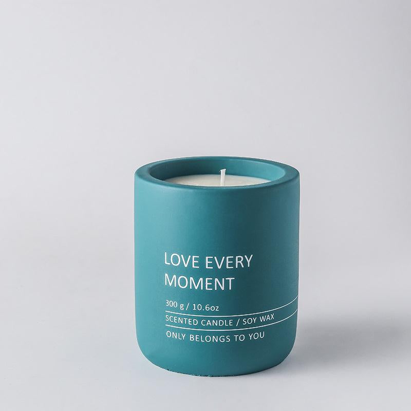 Ceramic Candle Holder - Love Every Moment