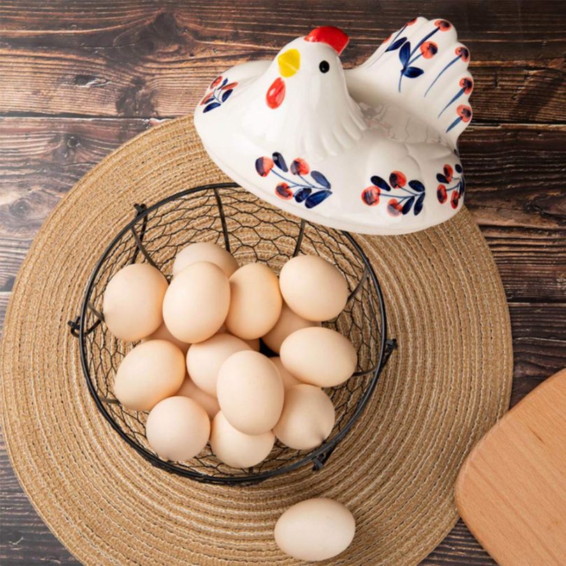 Ceramic Chicken Egg Holder