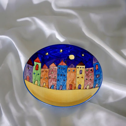 City Skyline Ceramic Plate