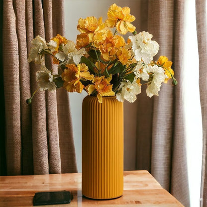 Rippled Cylinder Vase