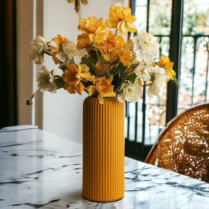 Rippled Cylinder Vase