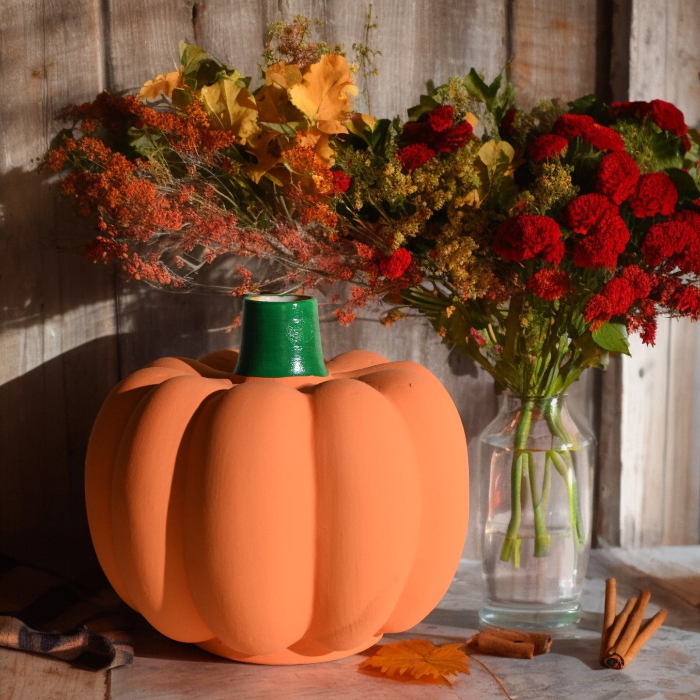 Pumpkin Ceramic Vase