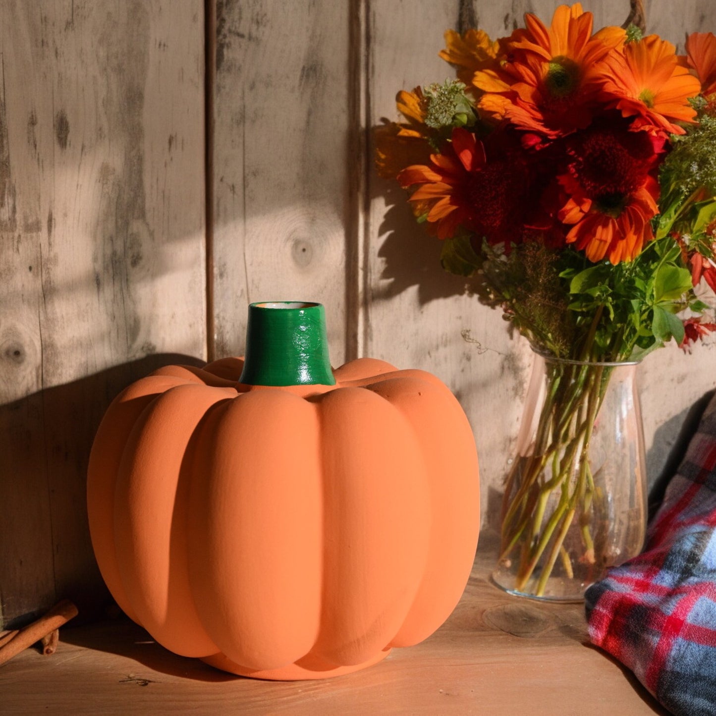 Pumpkin Ceramic Vase