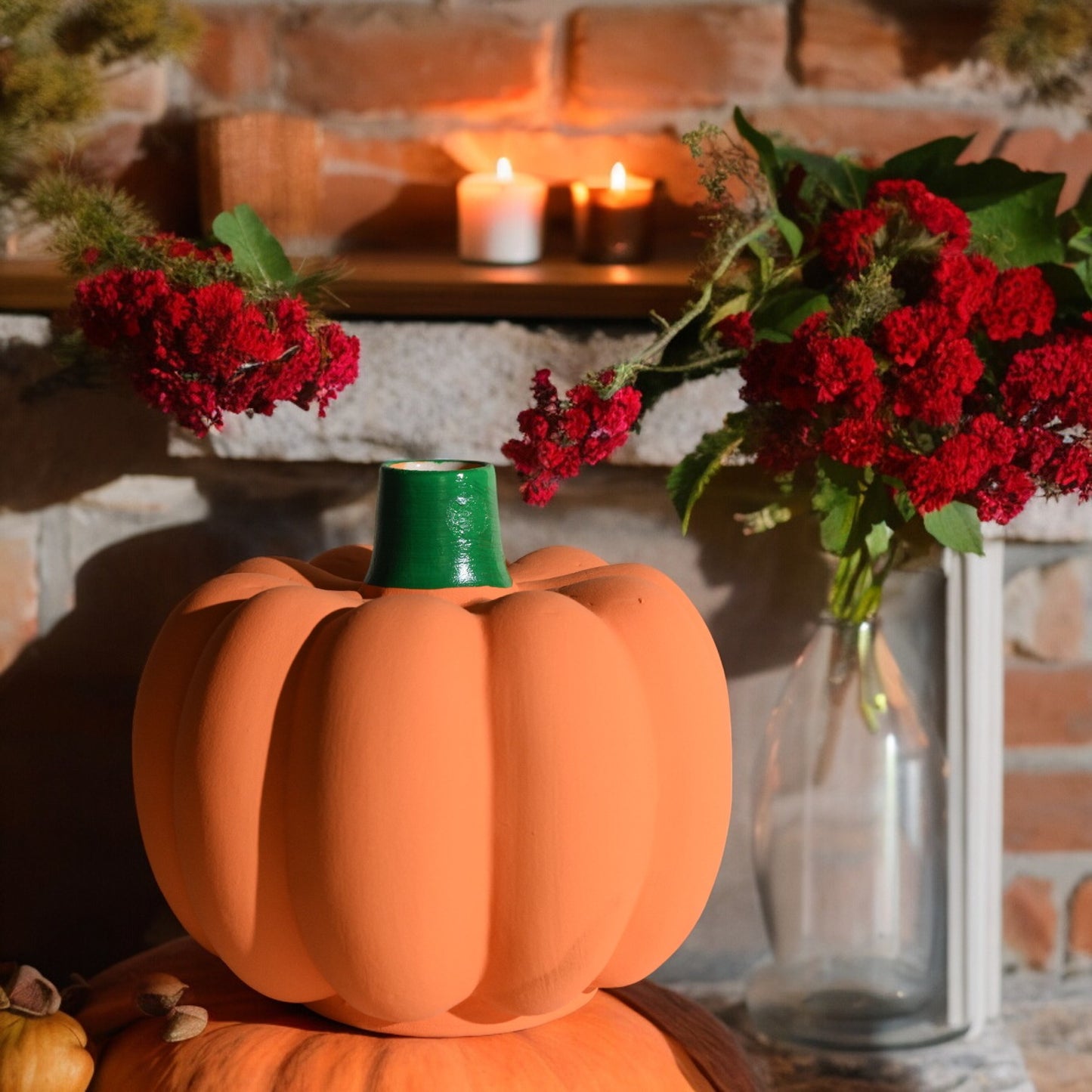 Pumpkin Ceramic Vase