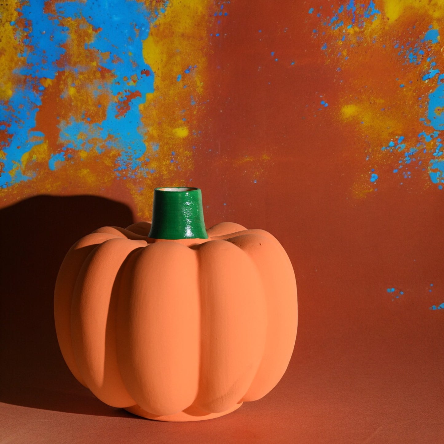 Pumpkin Ceramic Vase