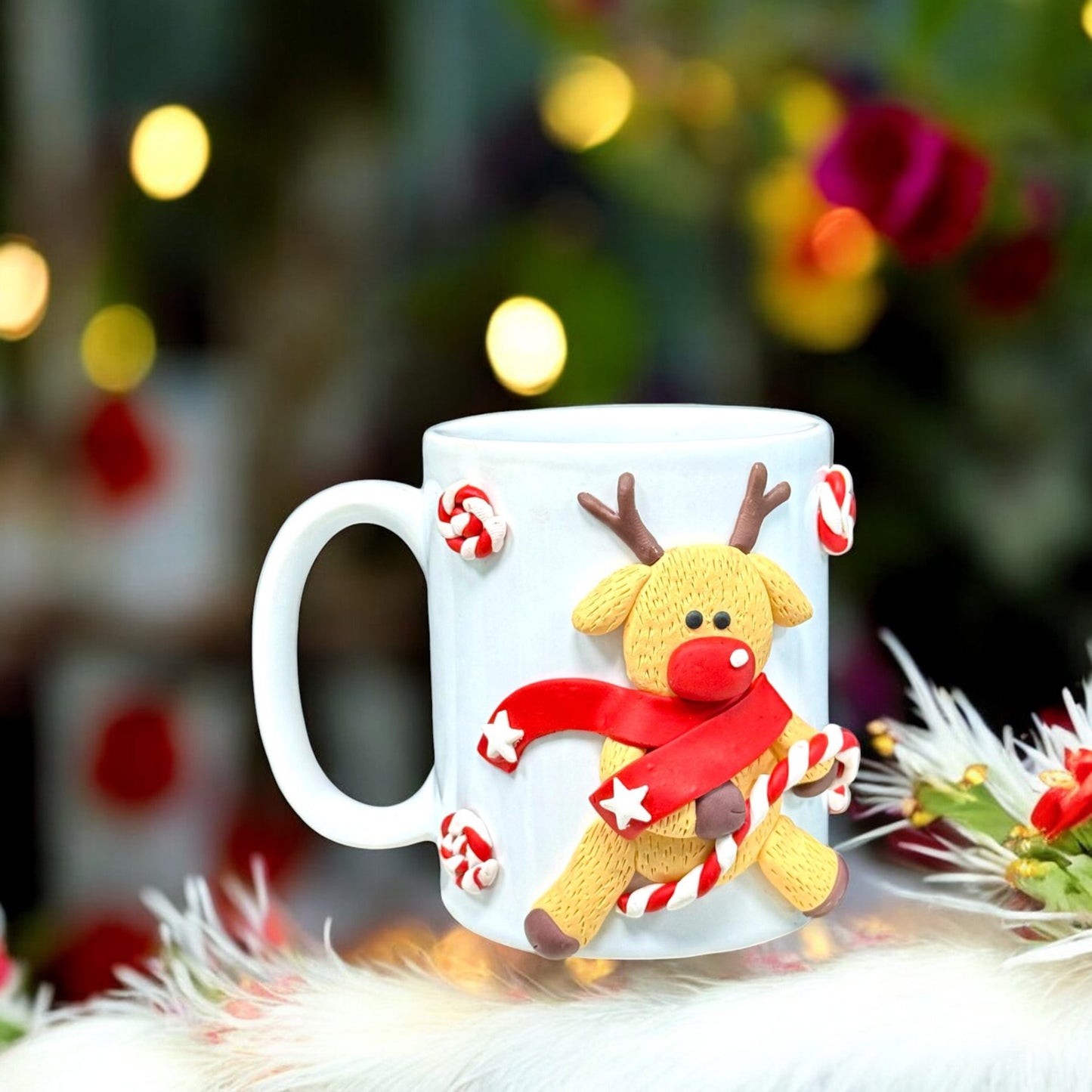 Christmas Reindeer Ceramic Mug