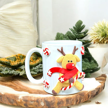 Christmas Reindeer Ceramic Mug