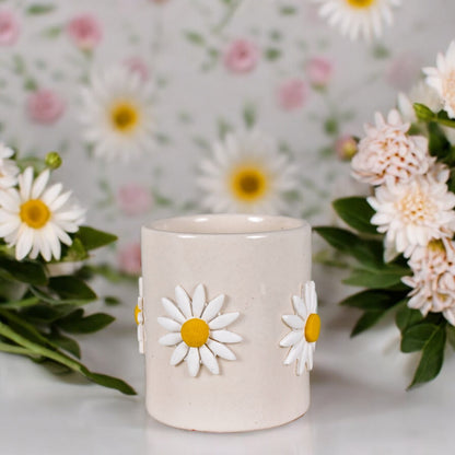 Daisy Ceramic Succulent Pot