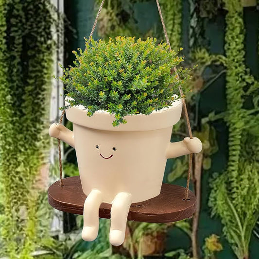Swinging Boy Succulent Planter
