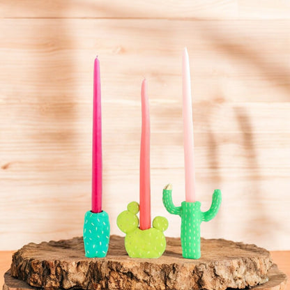 Cactus Ceramic Candle Holder