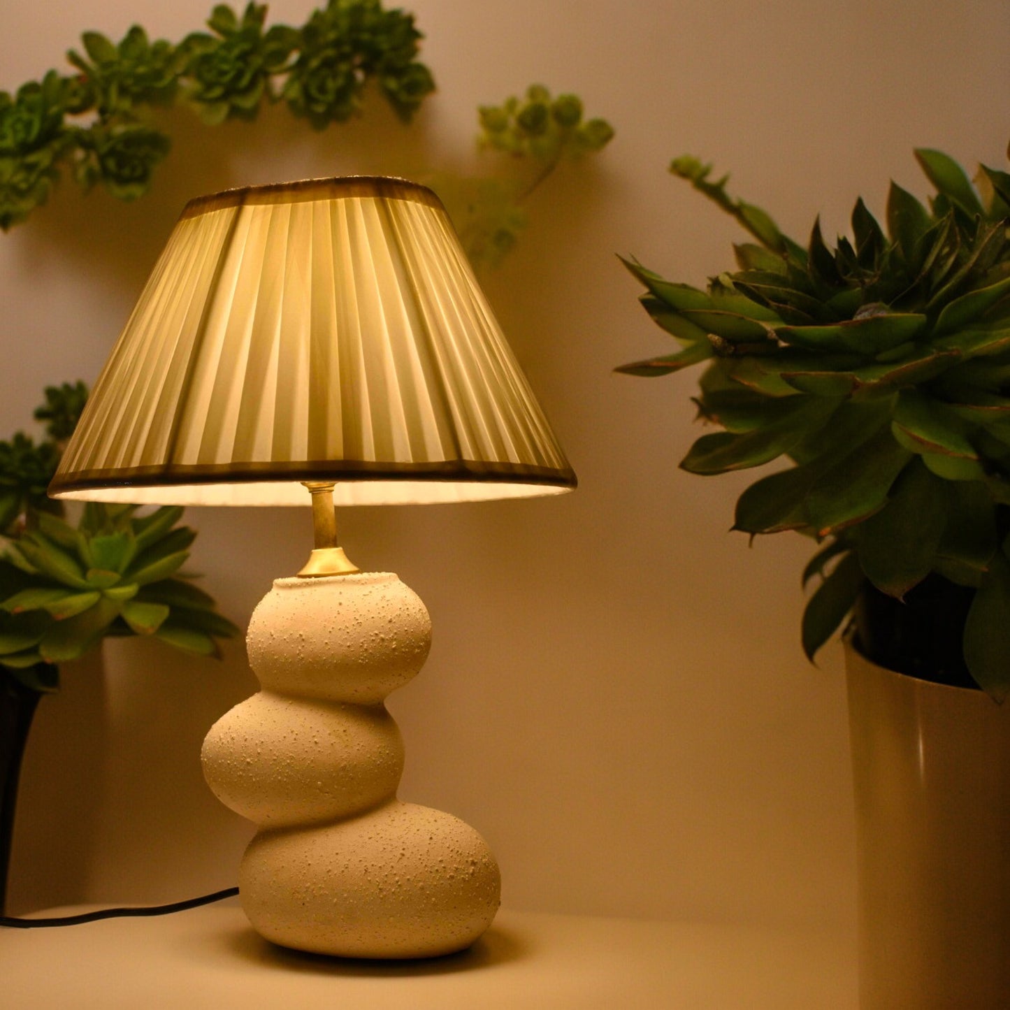 Stacked Stones Ceramic Table Lamp