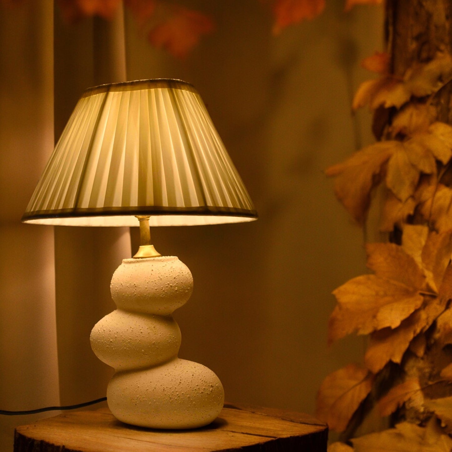 Stacked Stones Ceramic Table Lamp