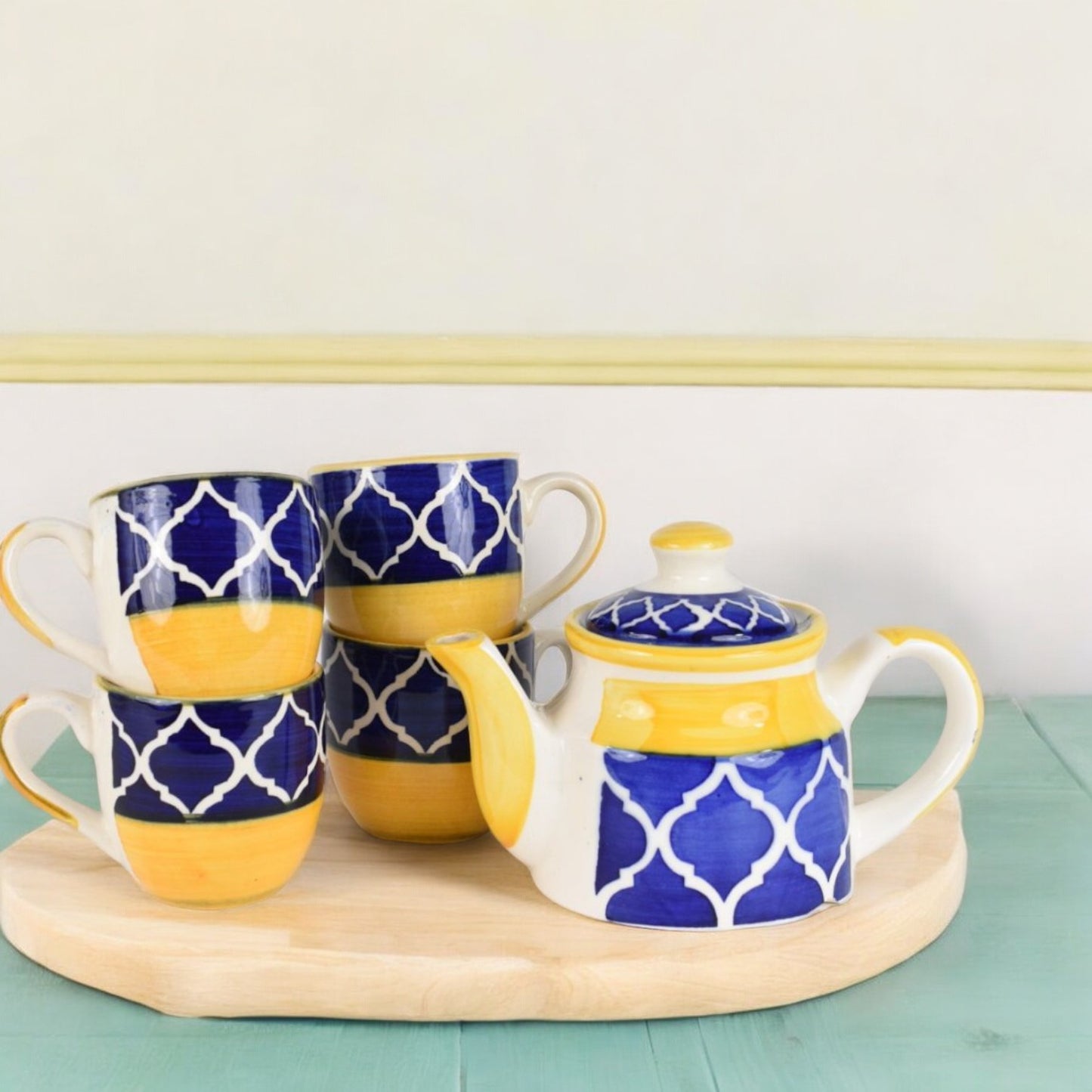 Italian Lemon Tea Pot Set