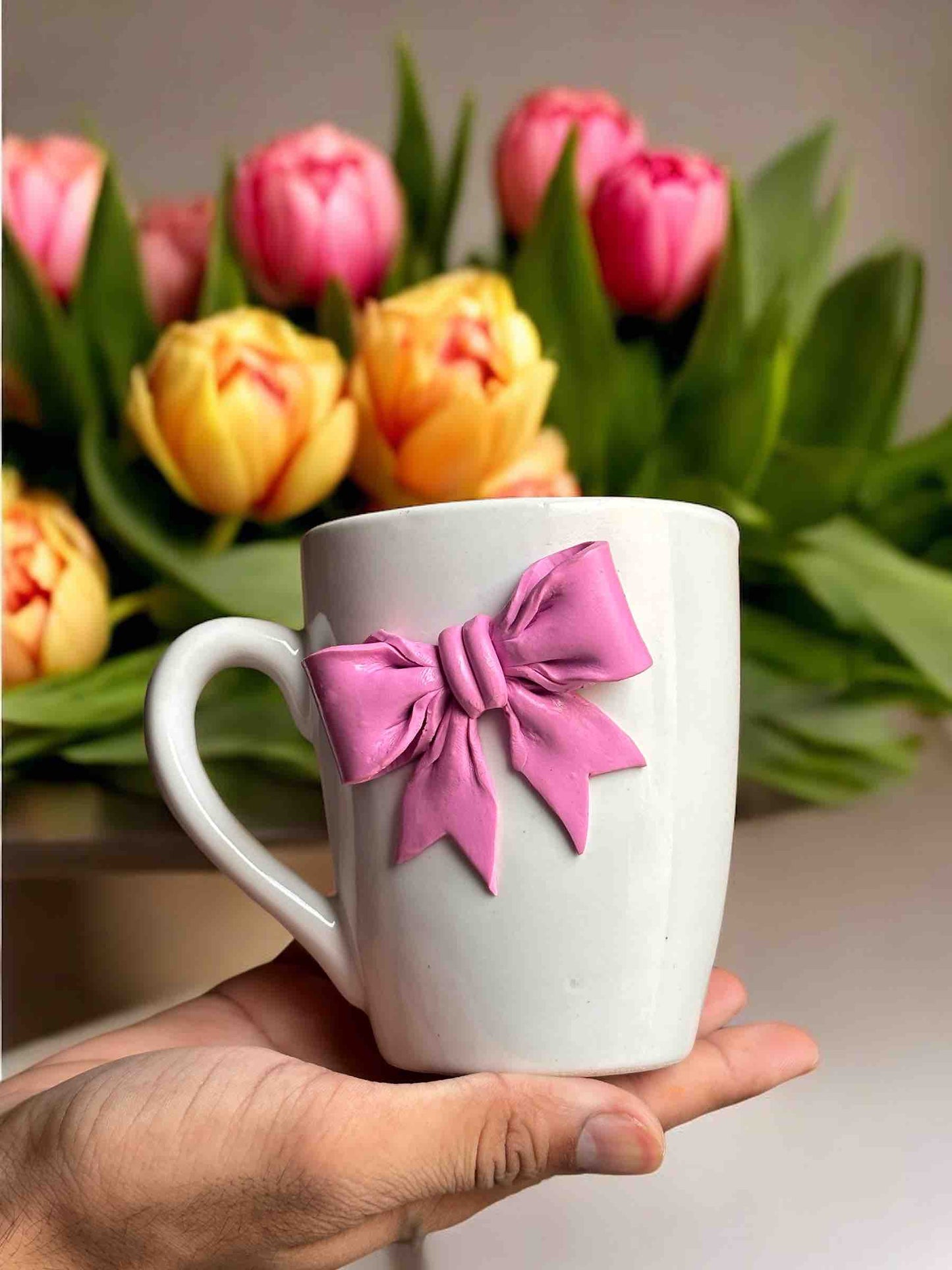 Pookie Pink Bow Coffee Mug