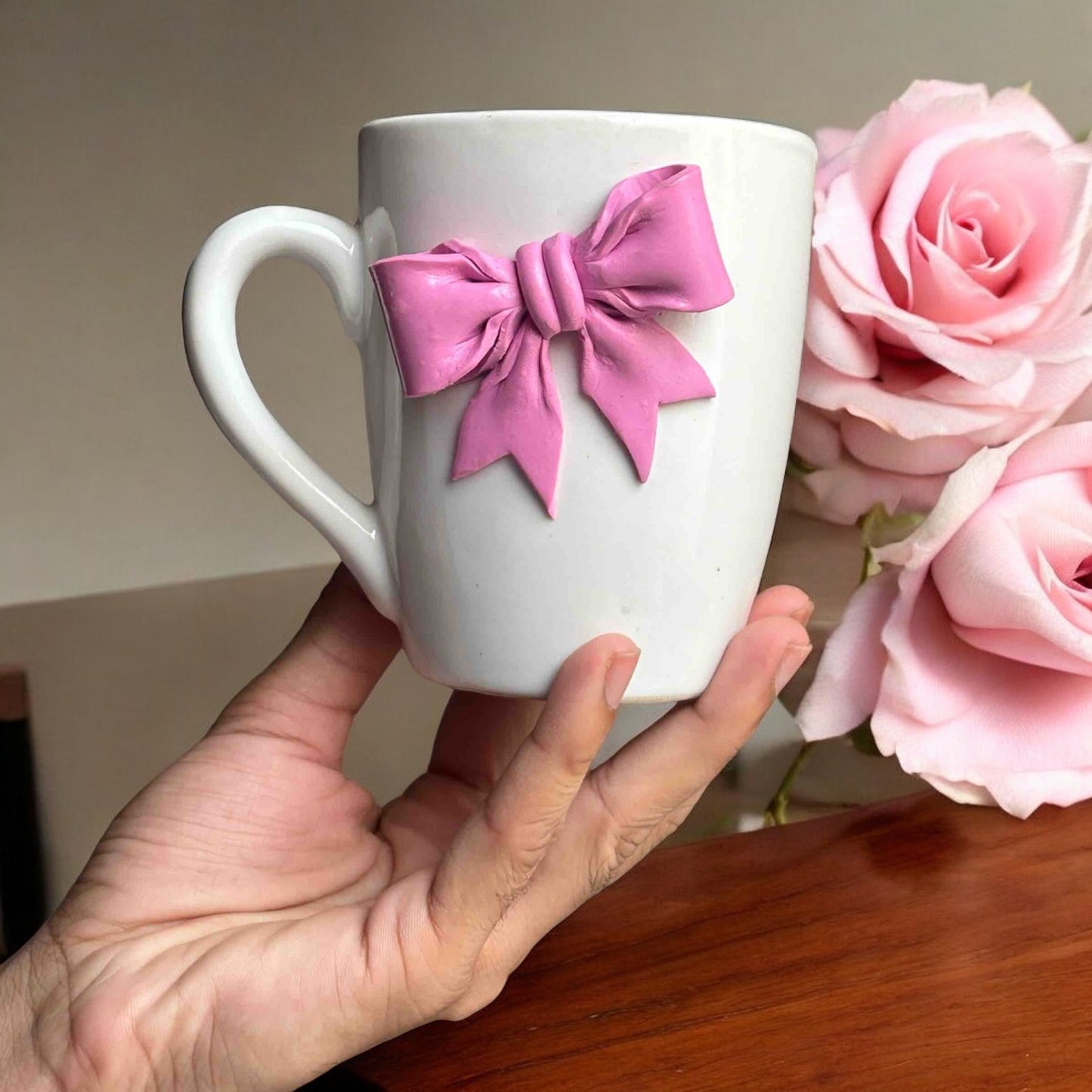 Pookie Pink Bow Coffee Mug