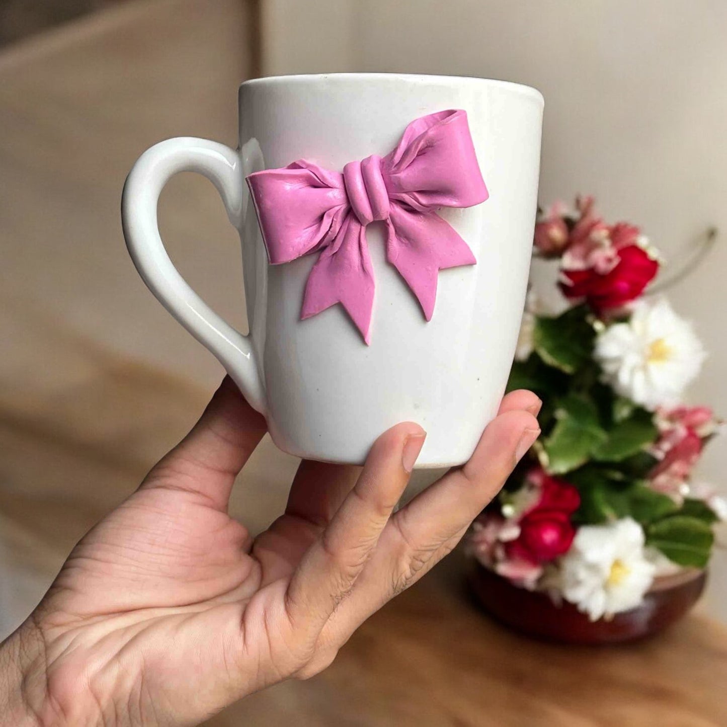 Pookie Pink Bow Coffee Mug