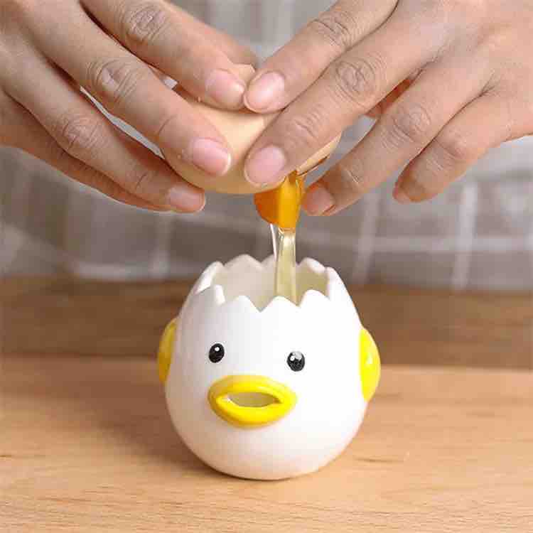 Ceramic Chick Egg Yolk Separator