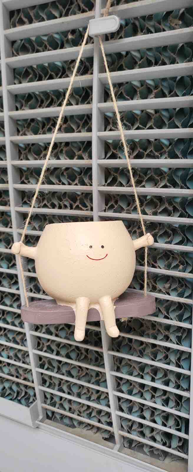 Swinging Boy Succulent Planter