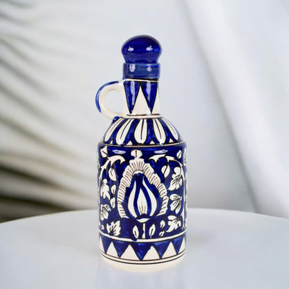 Italian Ceramic Oil Dispenser - Deep Blue