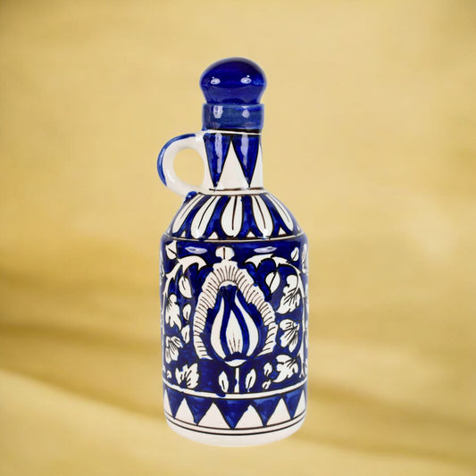 Italian Ceramic Oil Dispenser - Deep Blue