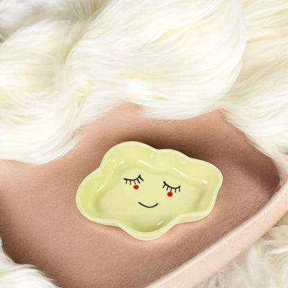 Smiling Cloud Ceramic Plate