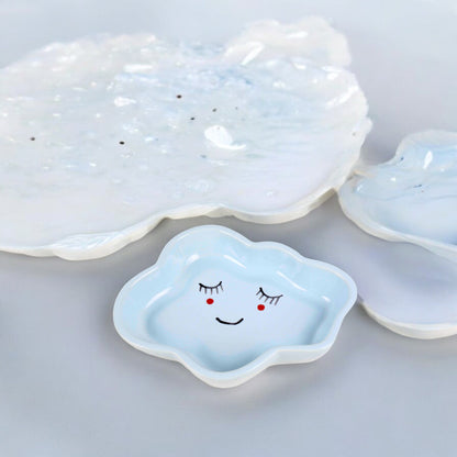 Smiling Cloud Ceramic Plate