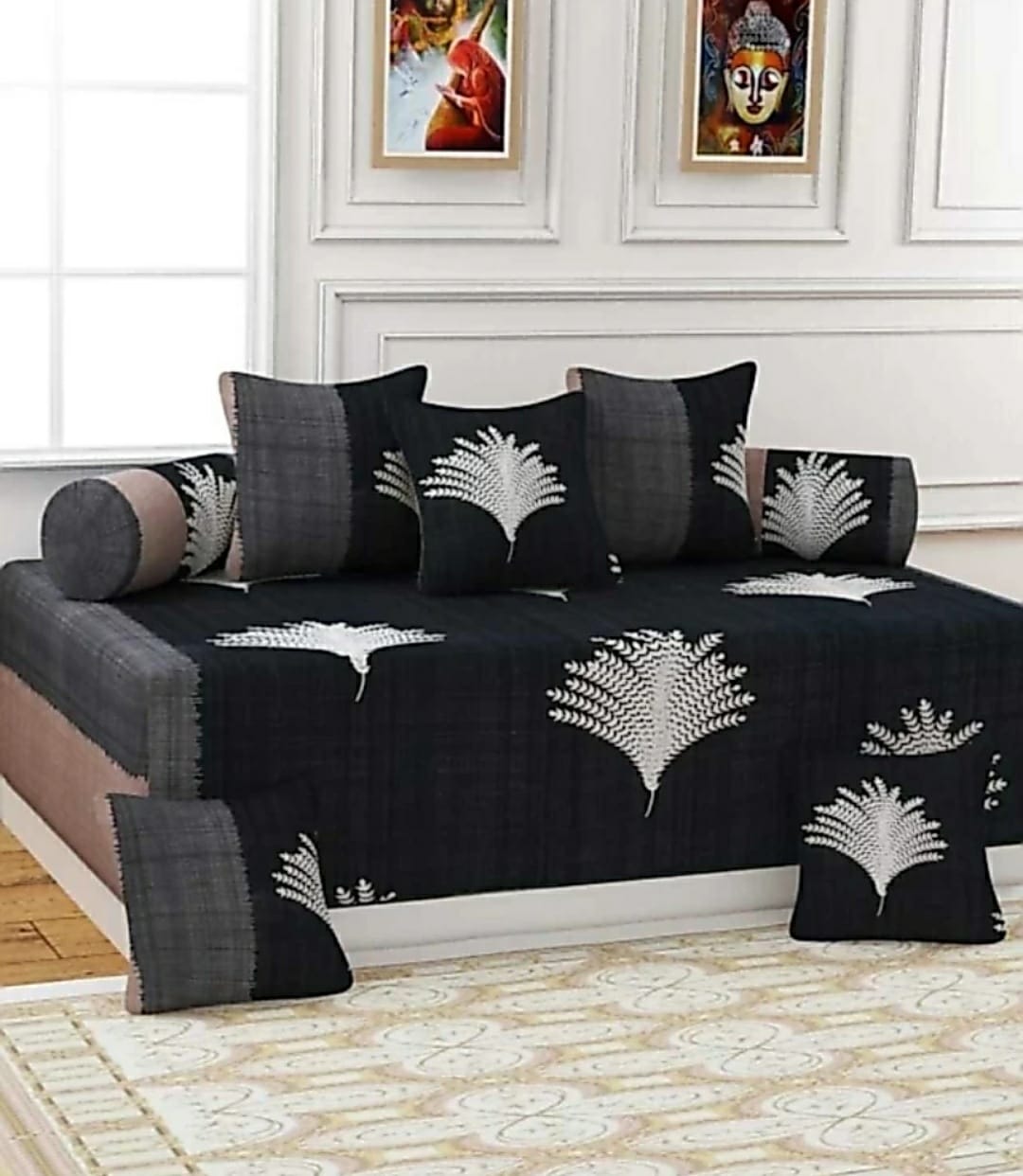 Dark Ferns Diwan Set