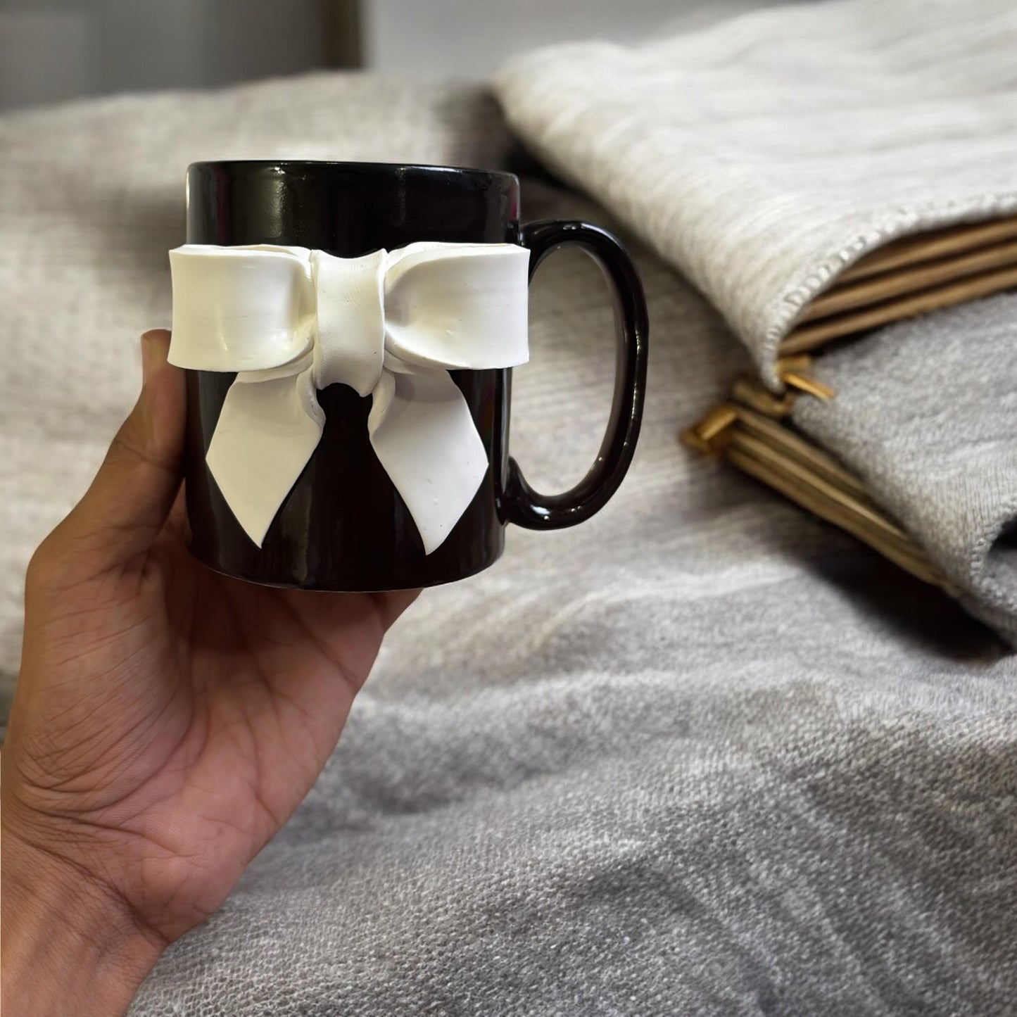 Tuxedo Bow Coffee Mug - Dark Edition