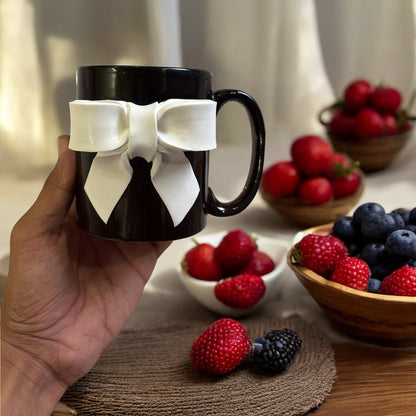 Tuxedo Bow Coffee Mug - Dark Edition