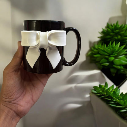 Tuxedo Bow Coffee Mug - Dark Edition